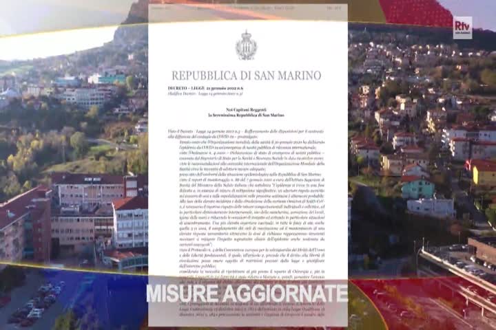 Tg San Marino 21/01/2022 - ore 19.30