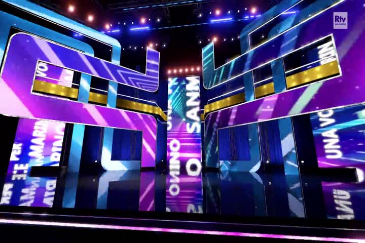 La scenografia del San Marino Song Contest