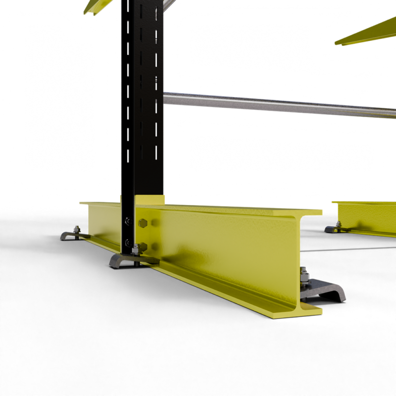 Detail shot draagarmstelling licht binnen 2