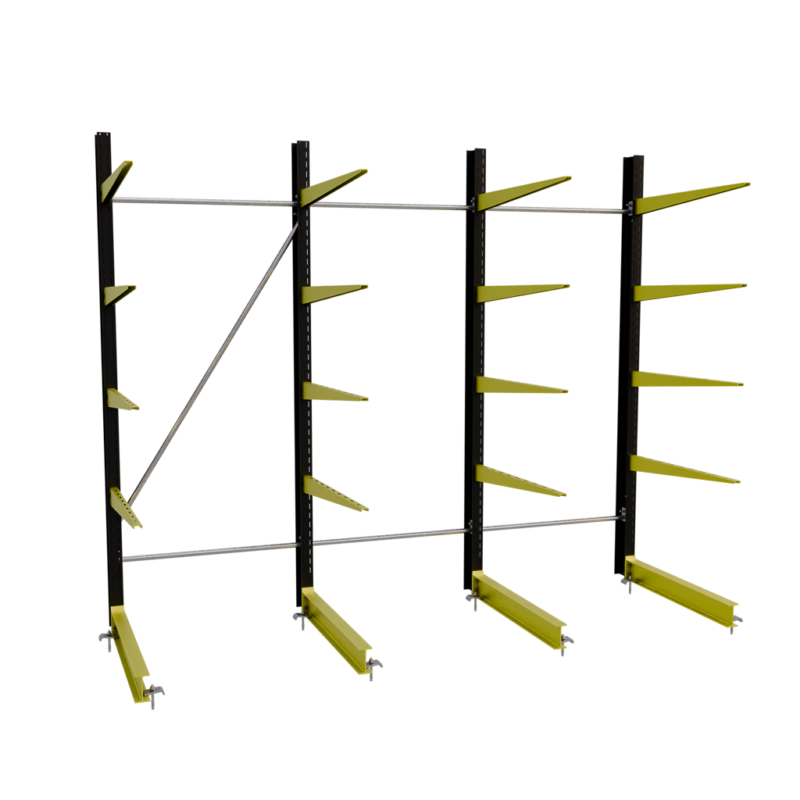 Draagarmstelling licht H2500 A4x1000 L3000