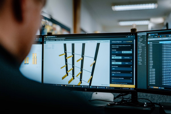 Titan configurator draagarmstelling