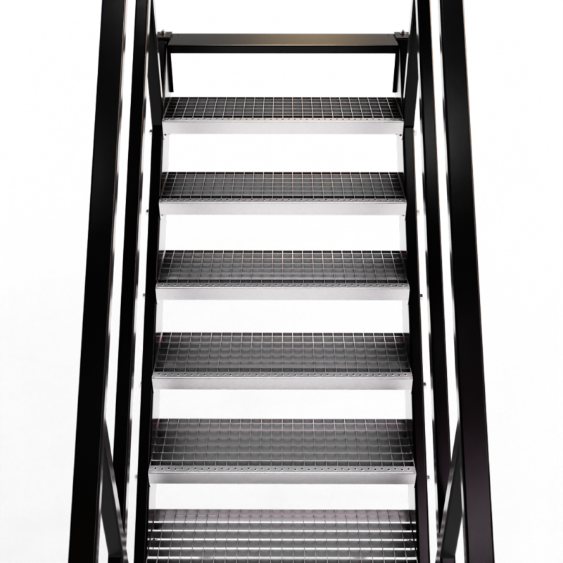 Detail shot trap roostertrede 1