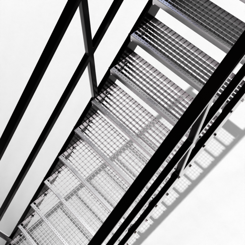 Detail shot trap roostertrede 2