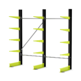 Draagarmstelling inhaak licht Hoogte 2000mm Arm 4x 600mm Lengte 2000mm Enkelzijdig
