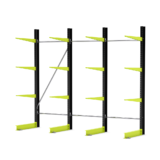 Draagarmstelling inhaak licht Hoogte 2500mm Arm3x 800mm Lengte 3000mm Enkelzijdig