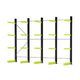 Draagarmstelling inhaak medium Hoogte 3500mm Arm 3x 1000mm Lengte 5000mm Enkelzijdig