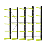 Draagarmstelling inhaak zwaar Hoogte 4500mm Arm 4x 1200mm Lengte 5000mm Enkelzijdig