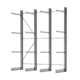 Draagarmstelling voor buiten Hoogte 4500mm Arm 3x 1000mm Lengte 3000mm Enkelzijdig