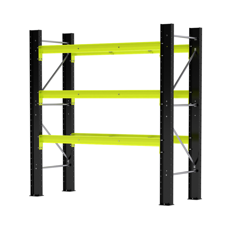 Zwaarlaststelling gebout medium Hoogte 4500mm Ligger 3250mm Diepte 1100mm 3 niveaus 1 vak