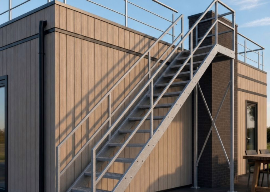 Bouw prefab trap