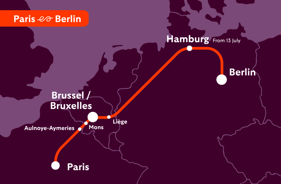 Travel to Hamburg while you sleep