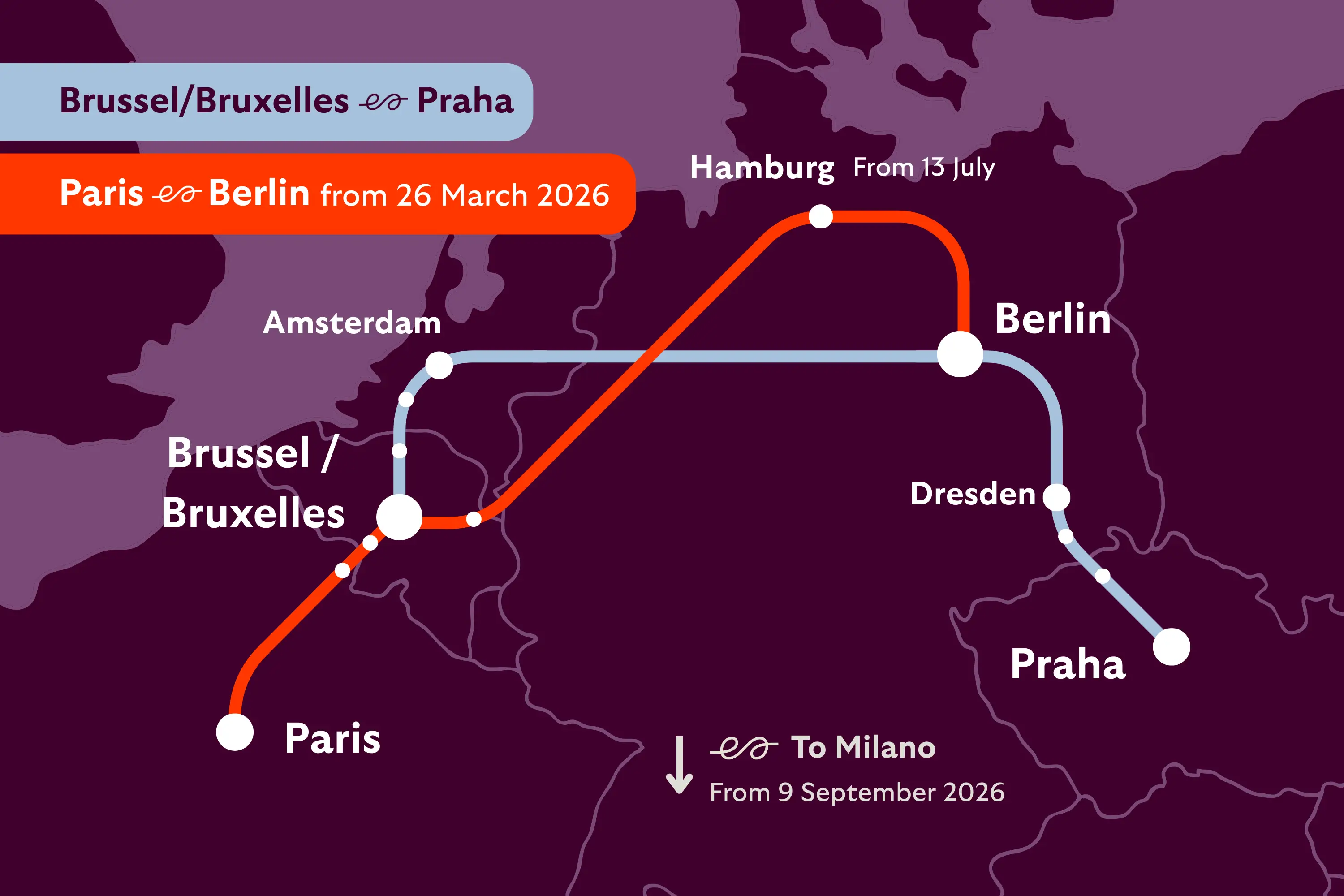 Travel to Brussels while you sleep