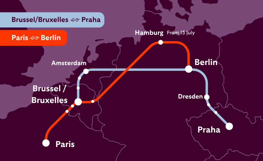 Reise im Schlaf nach Brüssel
