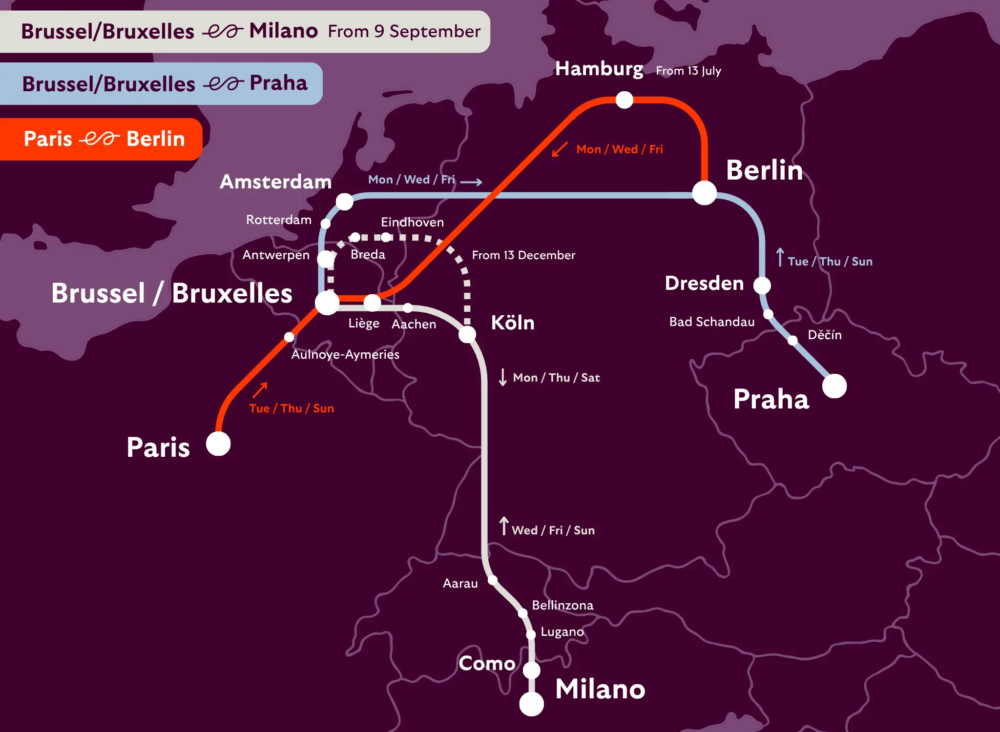 Our routes