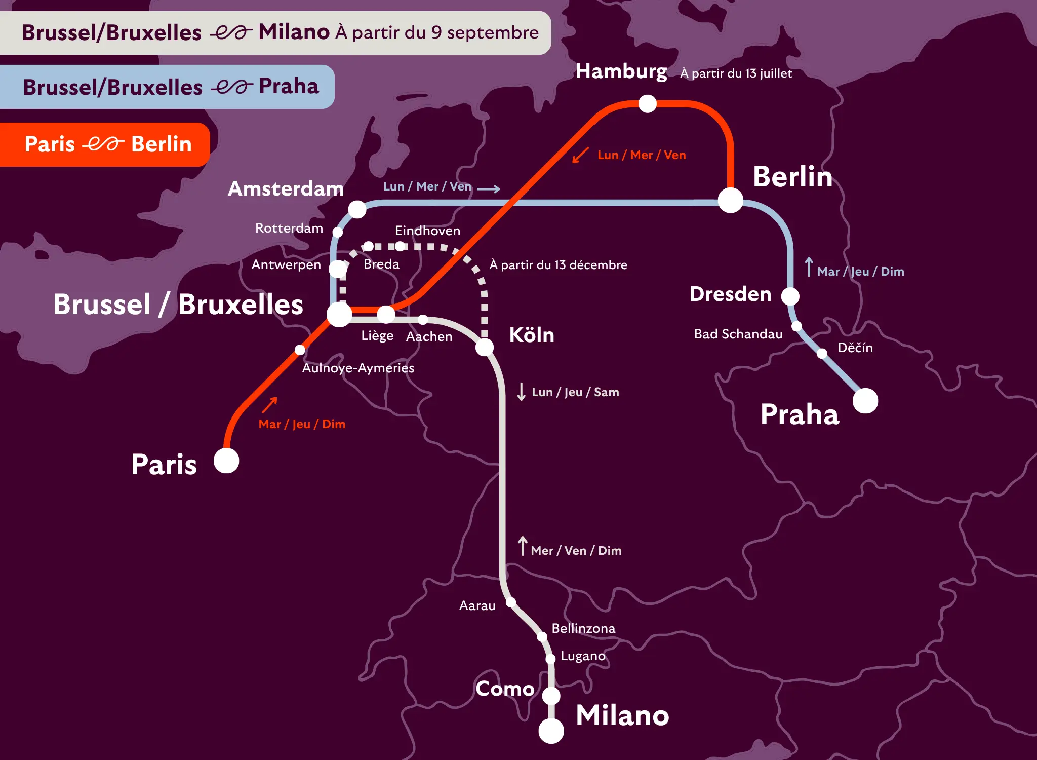 Our routes