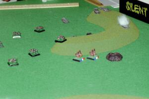 Napoleon advances.