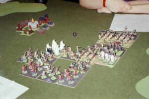 Looks like Feuding Feudals vs. Lord Helmet's Undead.