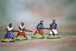 Female askaris from Dixon's Dahomey range. I haven't got the foggiest clue if the colors are authentic or not.