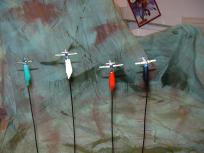 Newly painted Japanese planes ready to take on the opposition.