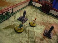 Showdown in the sunset.