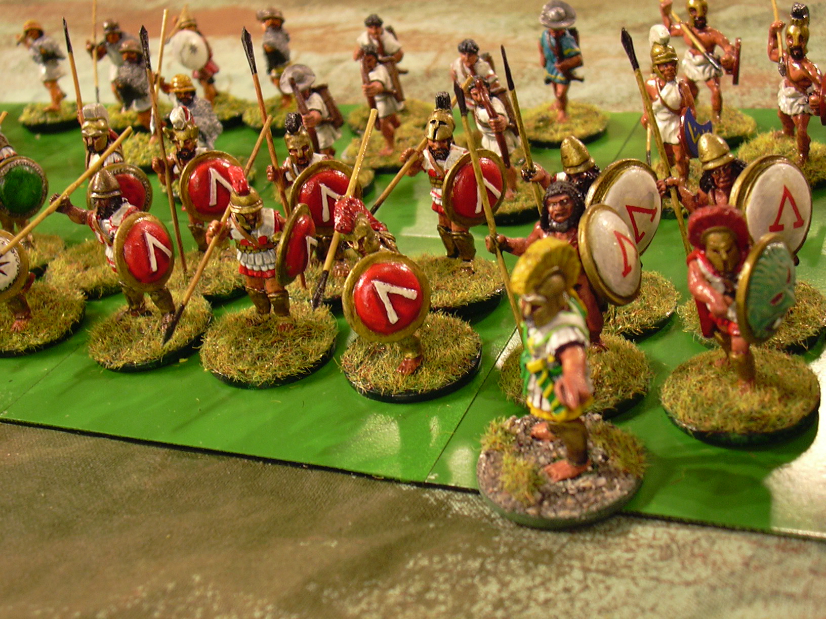 Slingers are from Rhodes, Archers are from Crete