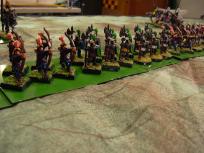 Main feudal battleline.