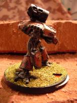 Multi-melta and a chainfist. The metal chainfist is much better than the plastic one.