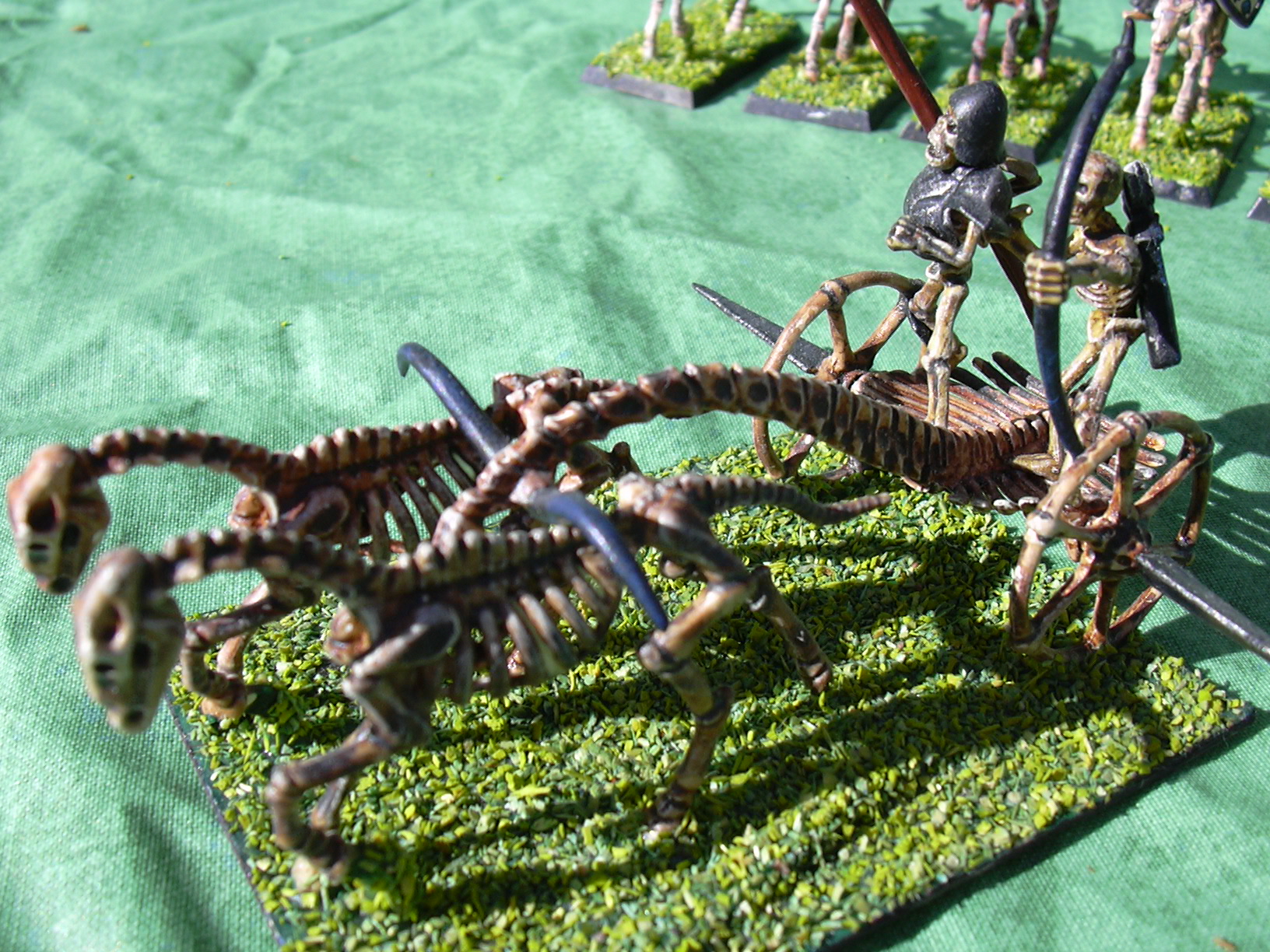 Skeleton chariot
