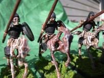 And for a change, realistic length lances. Unfortunately rather brittle too.