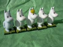 These are actually made from vinyl keychain figures.