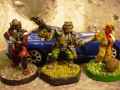 These guys could probably jump in the Viper and speed away... well, at least two of them.