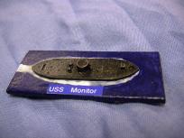 The classic USS Monitor, the first turreted warship in history. Even though it was primarily a land war, ACW saw a lot of firsts in naval warfare.
