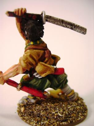 Samurai with sword
