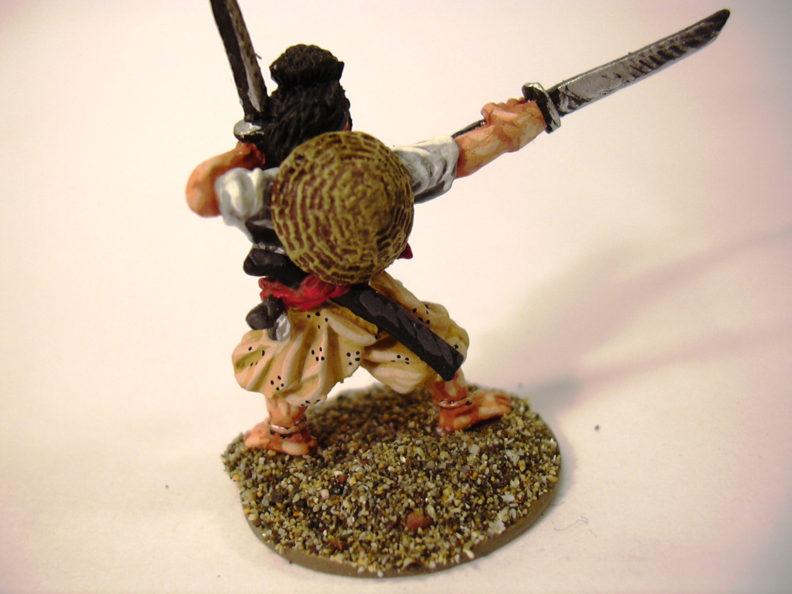 Samurai with two swords