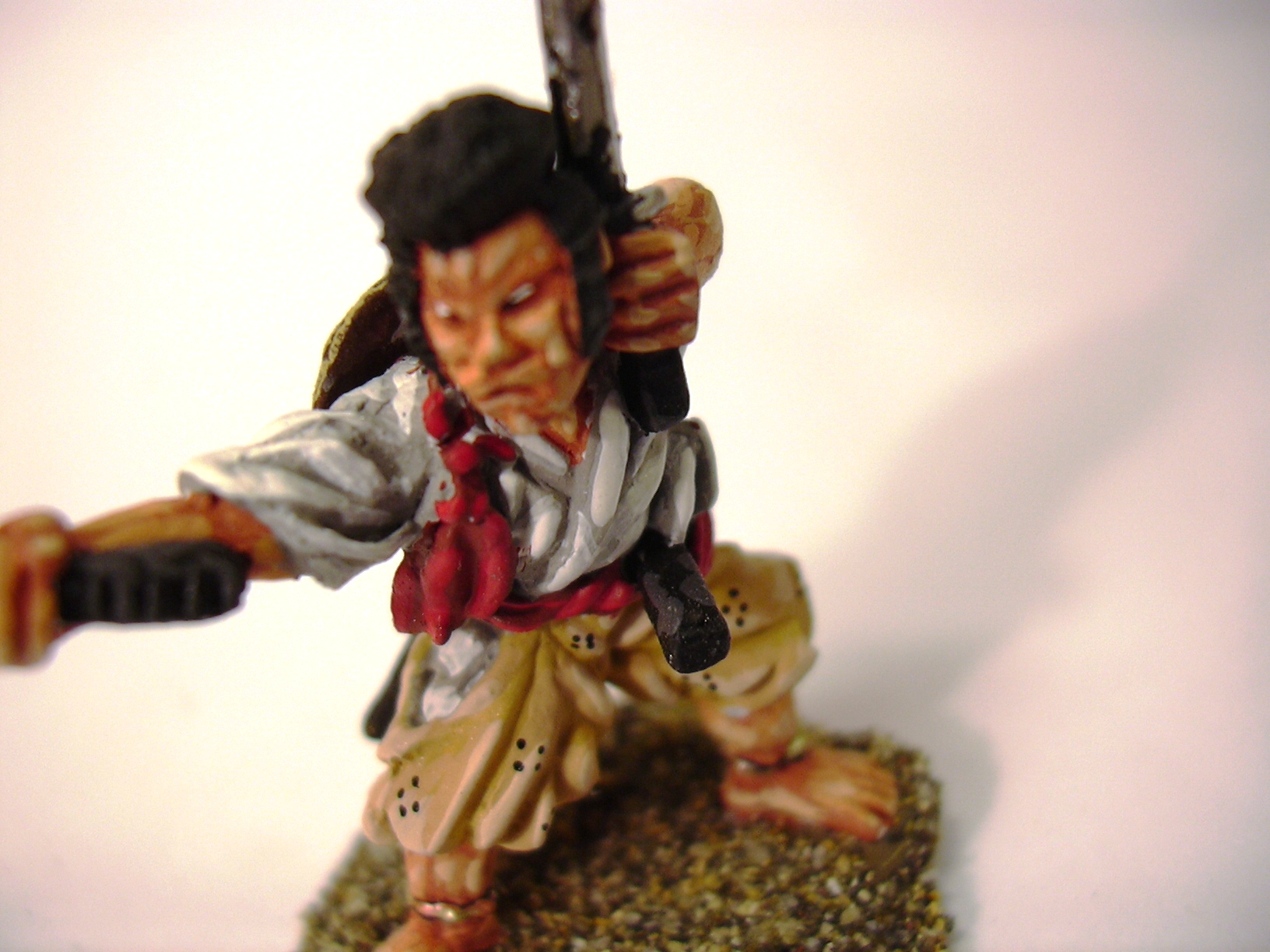 Samurai with two swords