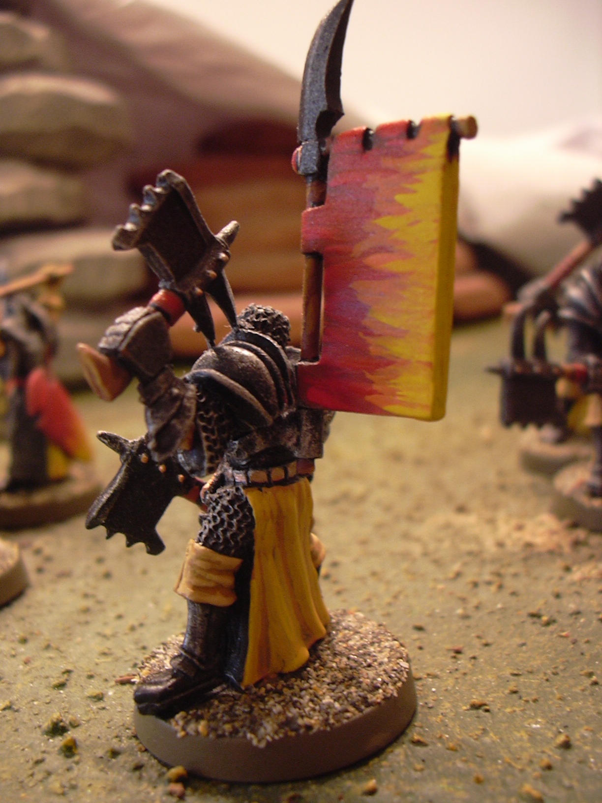 Elven Axeman Standard Bearer