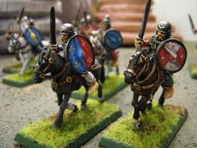 Some figures didn't fit in their saddles too well.