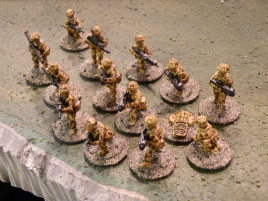 Here they are, my British reinforcements. Together with the old ones, I have about a platoon of them. I guess that should be enough for most needs.