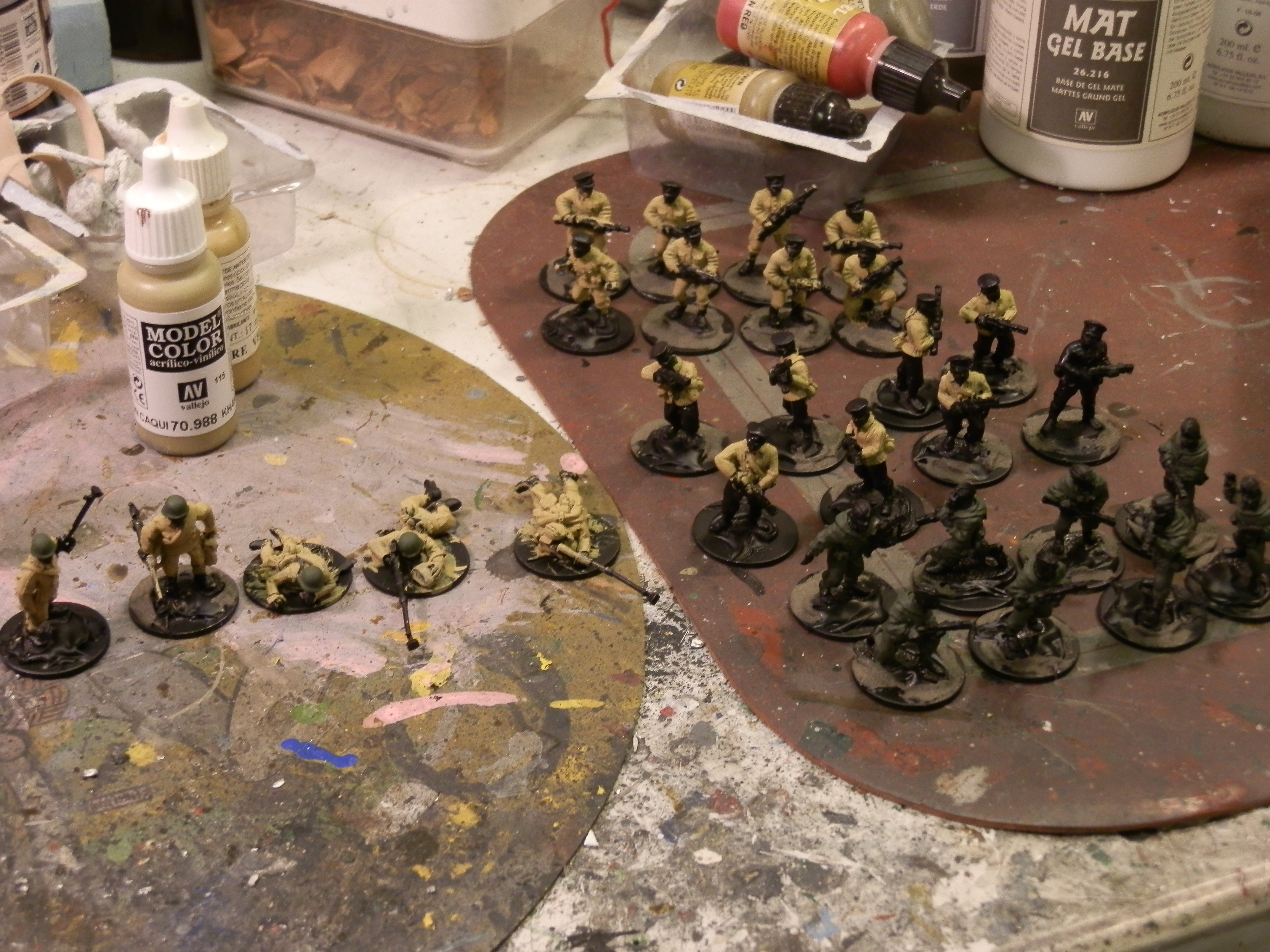 Russians under the brush