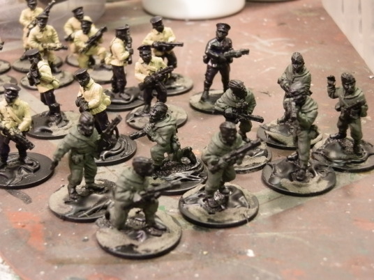 Russians under the brush