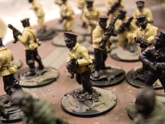 Russians under the brush