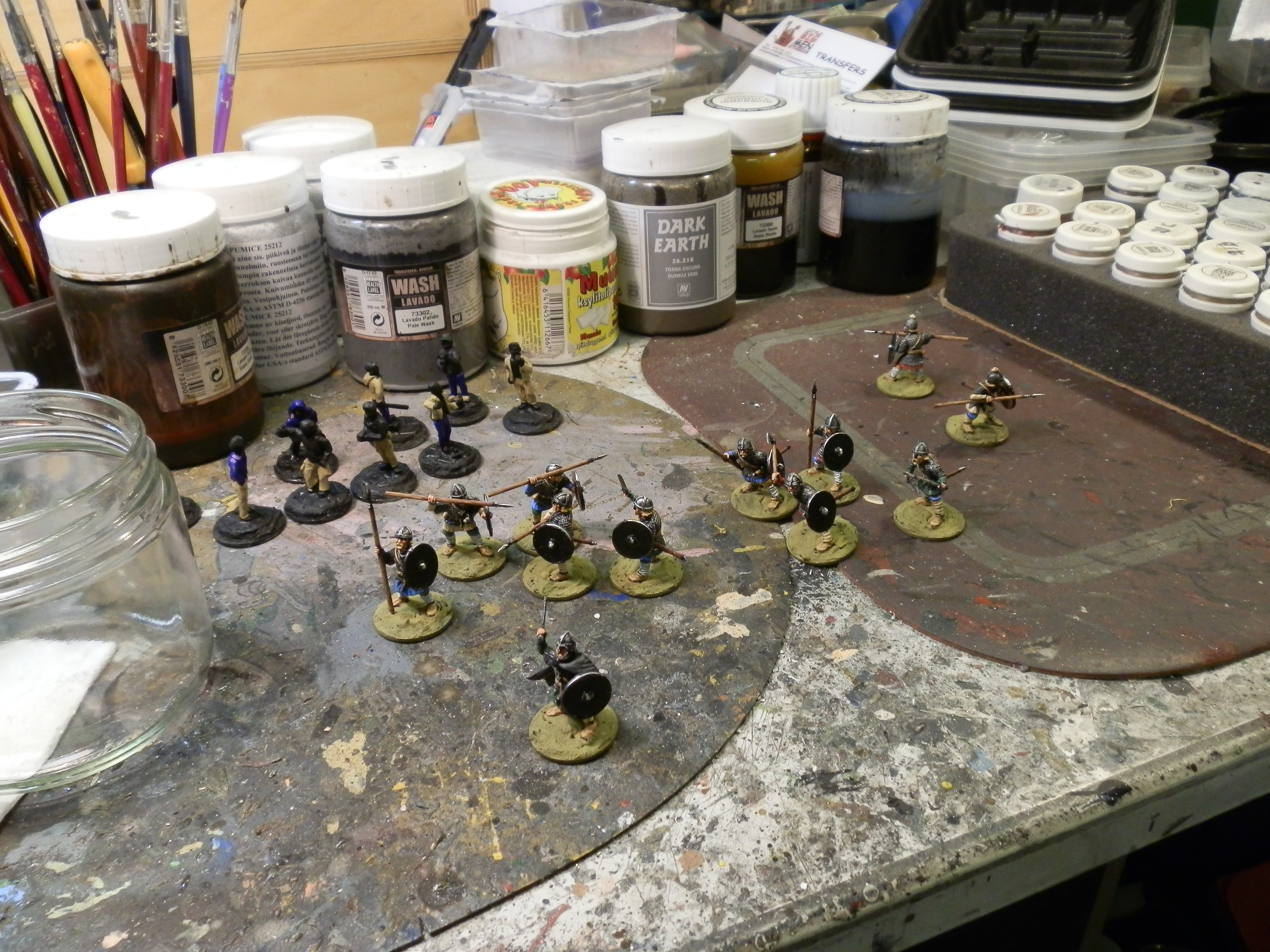 Saxons getting ready