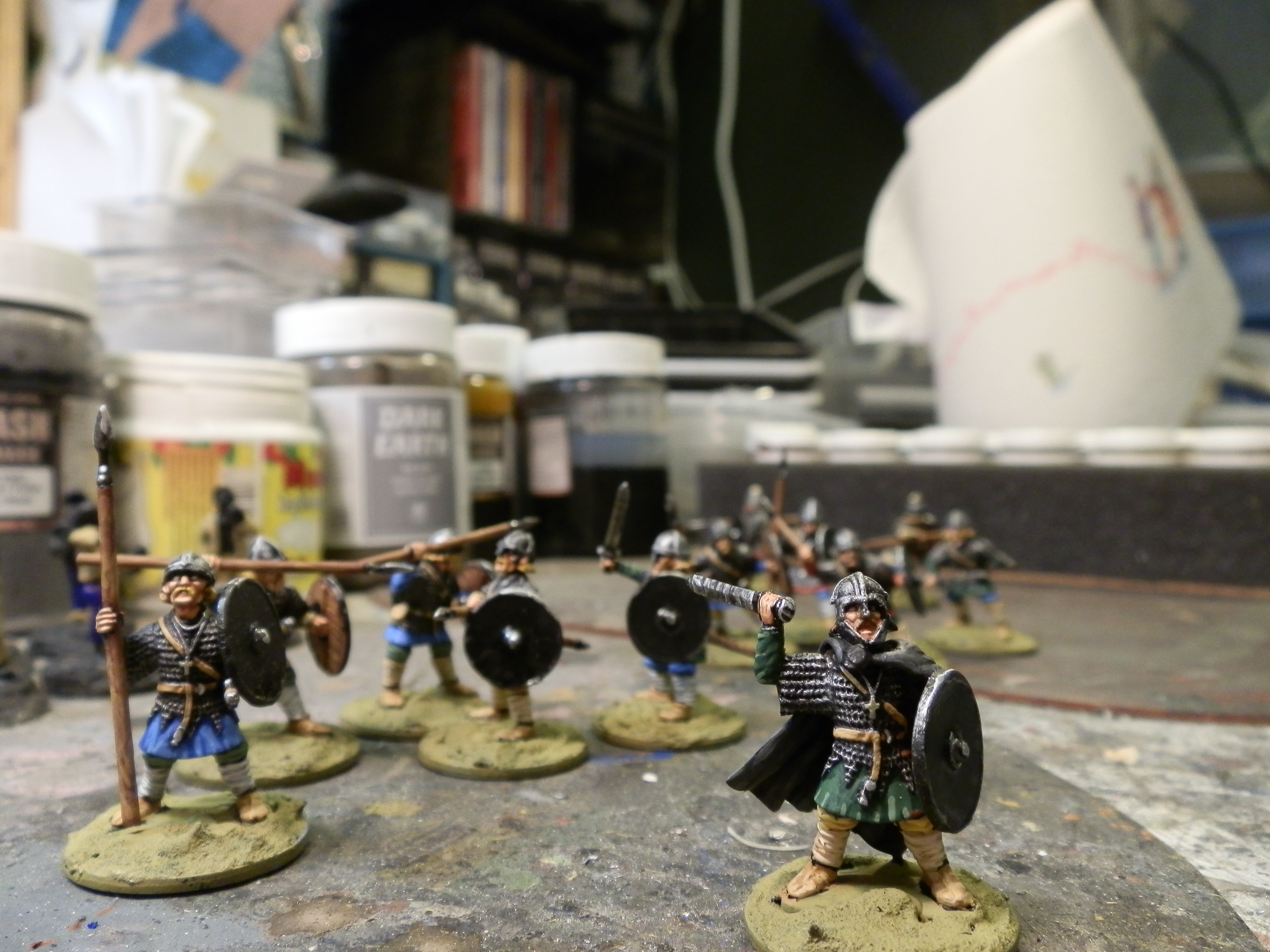 Saxons getting ready