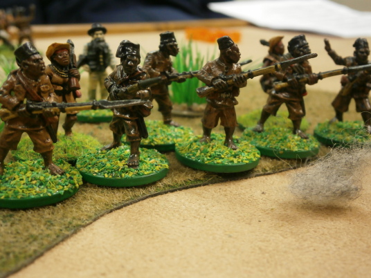 Muskets and Assegai battle