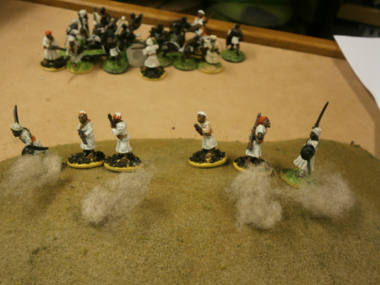 Muskets and Assegai battle