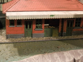 Train station. Looks like the marque needs a little cleanup.
