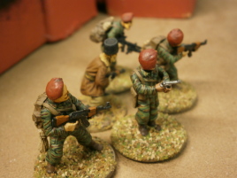 Mercenaries escort the client to safety. Everybody loves escort missions!