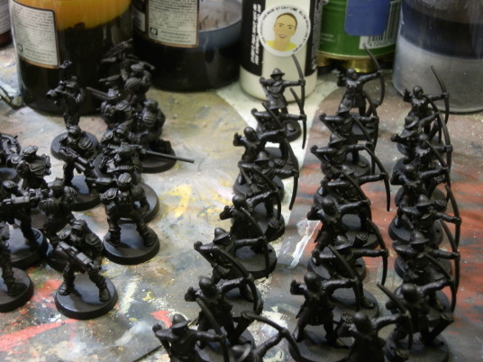 Archers Getting Ready