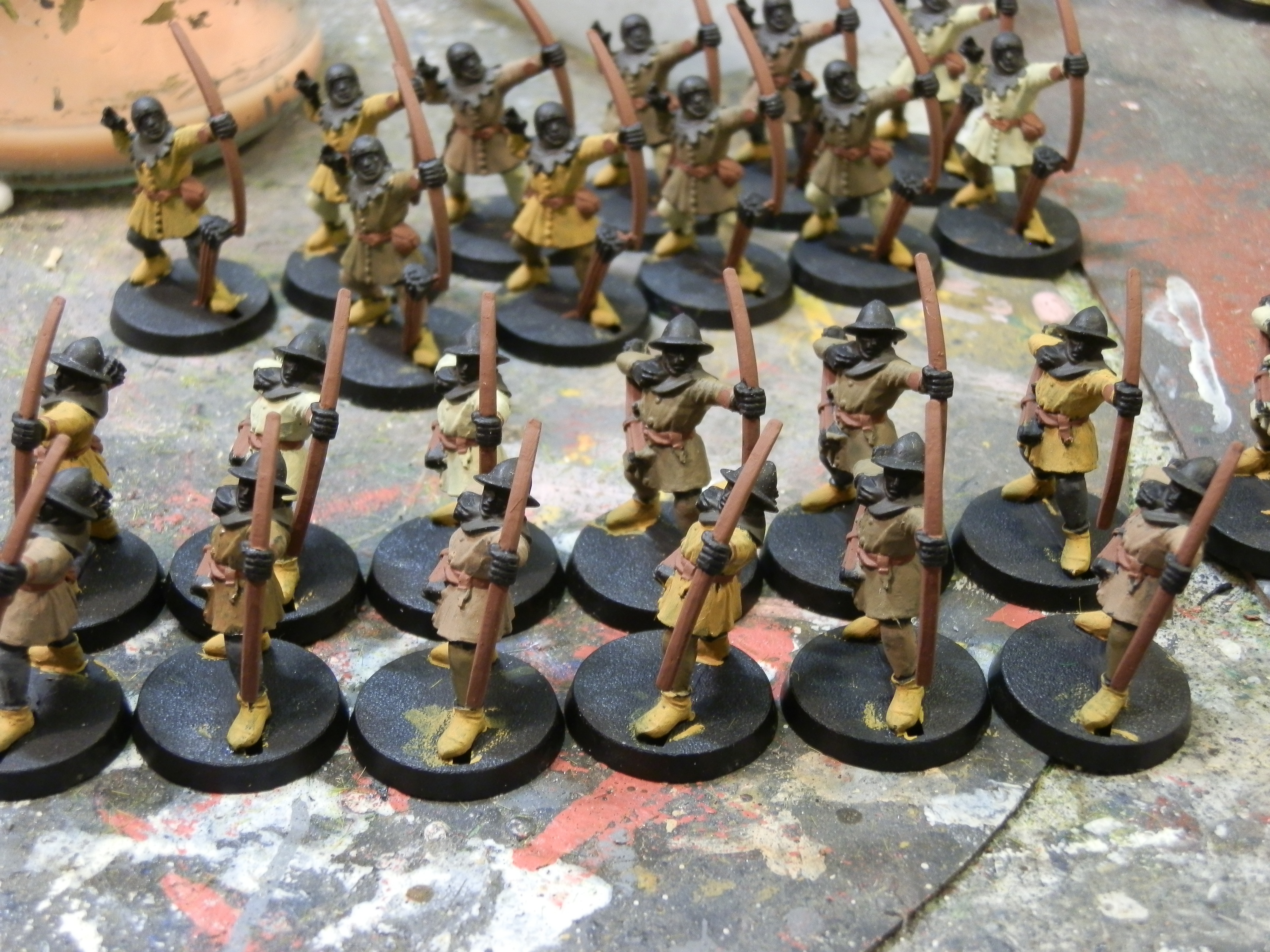 Archers Getting Ready