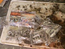 I got these from a small Kickstarter. I was planning to paint them as Helghast.

Yes, they were not really called Space Nazis. I forgot the real name, just as I pretty much forgot about backing the project in the first place.